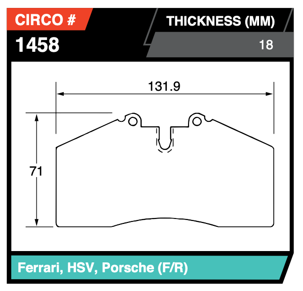 Porsche brake pads